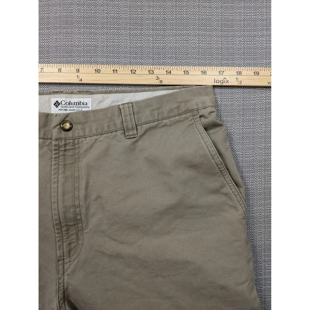 Columbia Cargo Pants Mens 34x32 (32x31) Canvas Outdoor Hiking Workwear